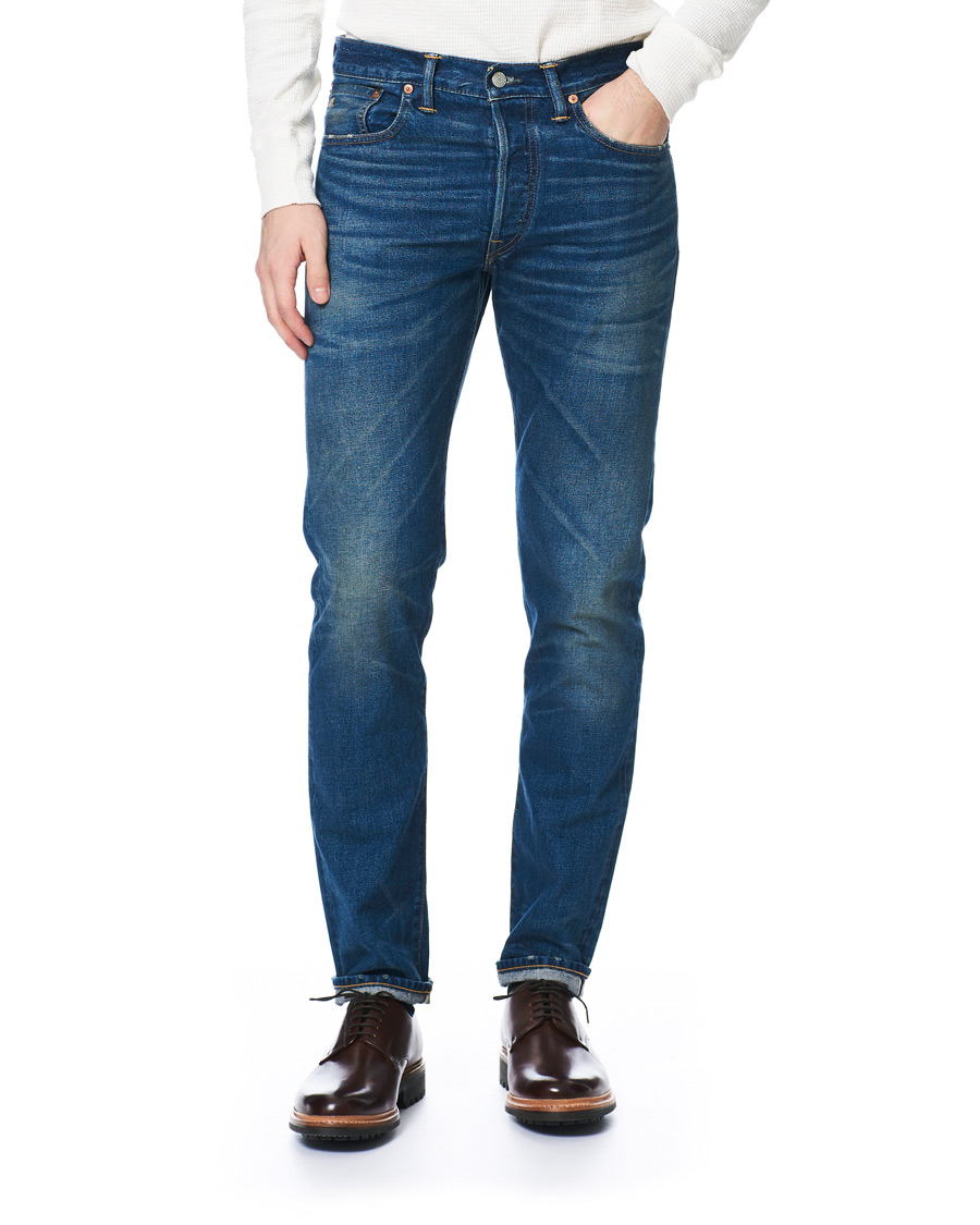 Uomini | Jeans | RRL | Slim Narrow Selvedge Jeans Grandfalls Wash