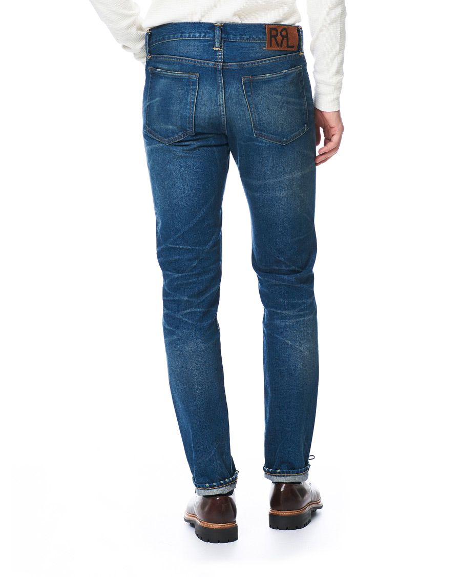 Uomini | Jeans | RRL | Slim Narrow Selvedge Jeans Grandfalls Wash