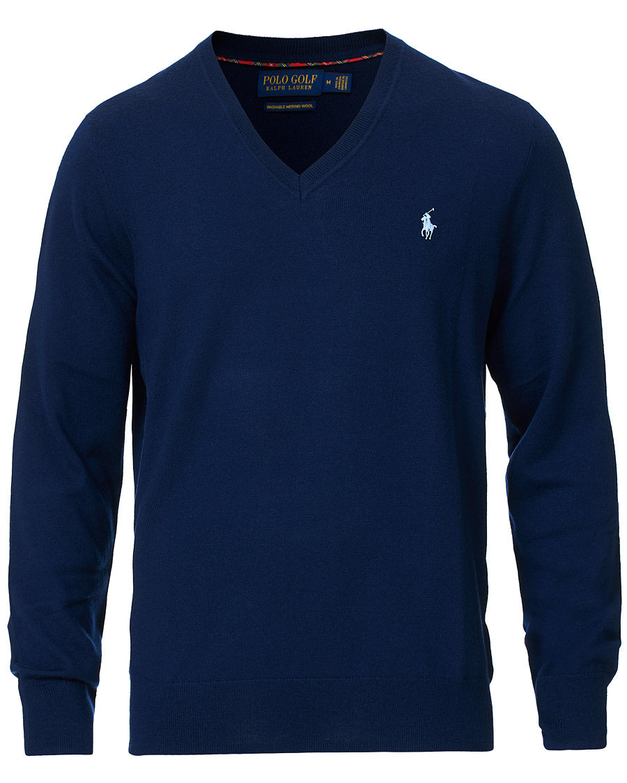 Uomini | Maglieria | Polo Ralph Lauren Golf | Merino Wool Sweater French Navy