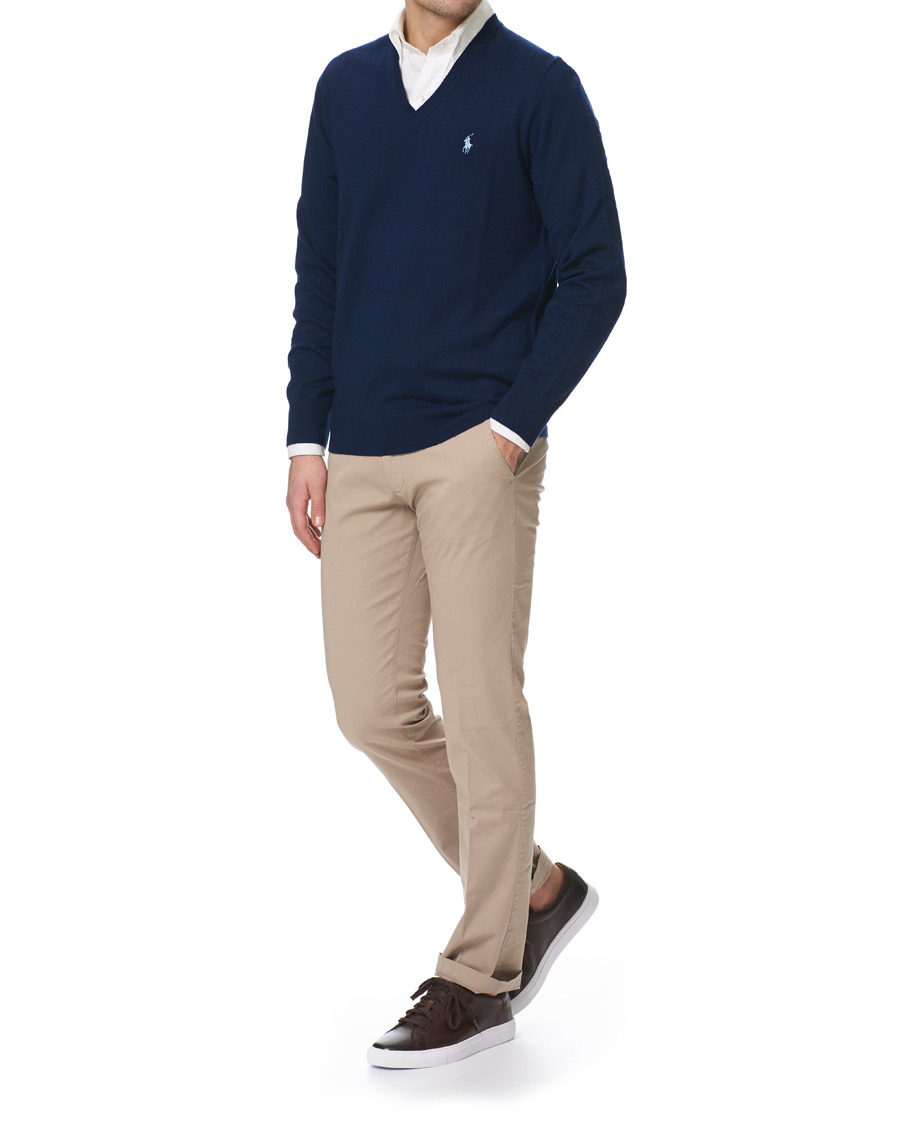 Uomini | Maglieria | Polo Ralph Lauren Golf | Merino Wool Sweater French Navy
