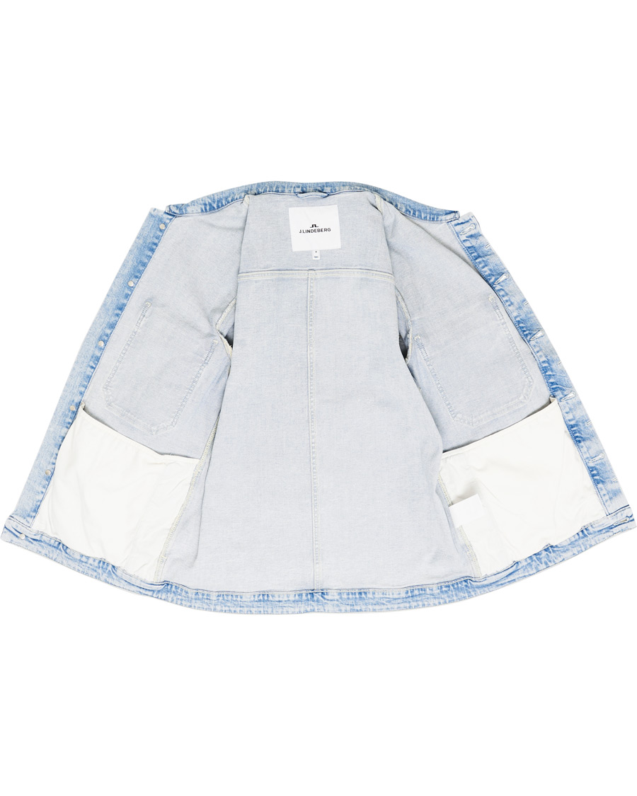 Uomini | Giacche | J.Lindeberg | Cam Epic Denim Jacket Light Wash