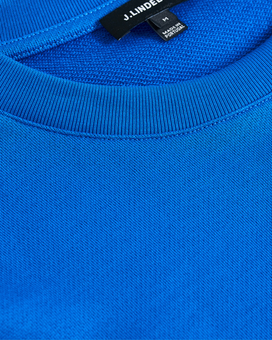 Uomini | Maglieria | J.Lindeberg | Throw Crew Neck Sweatshirt Yale Blue