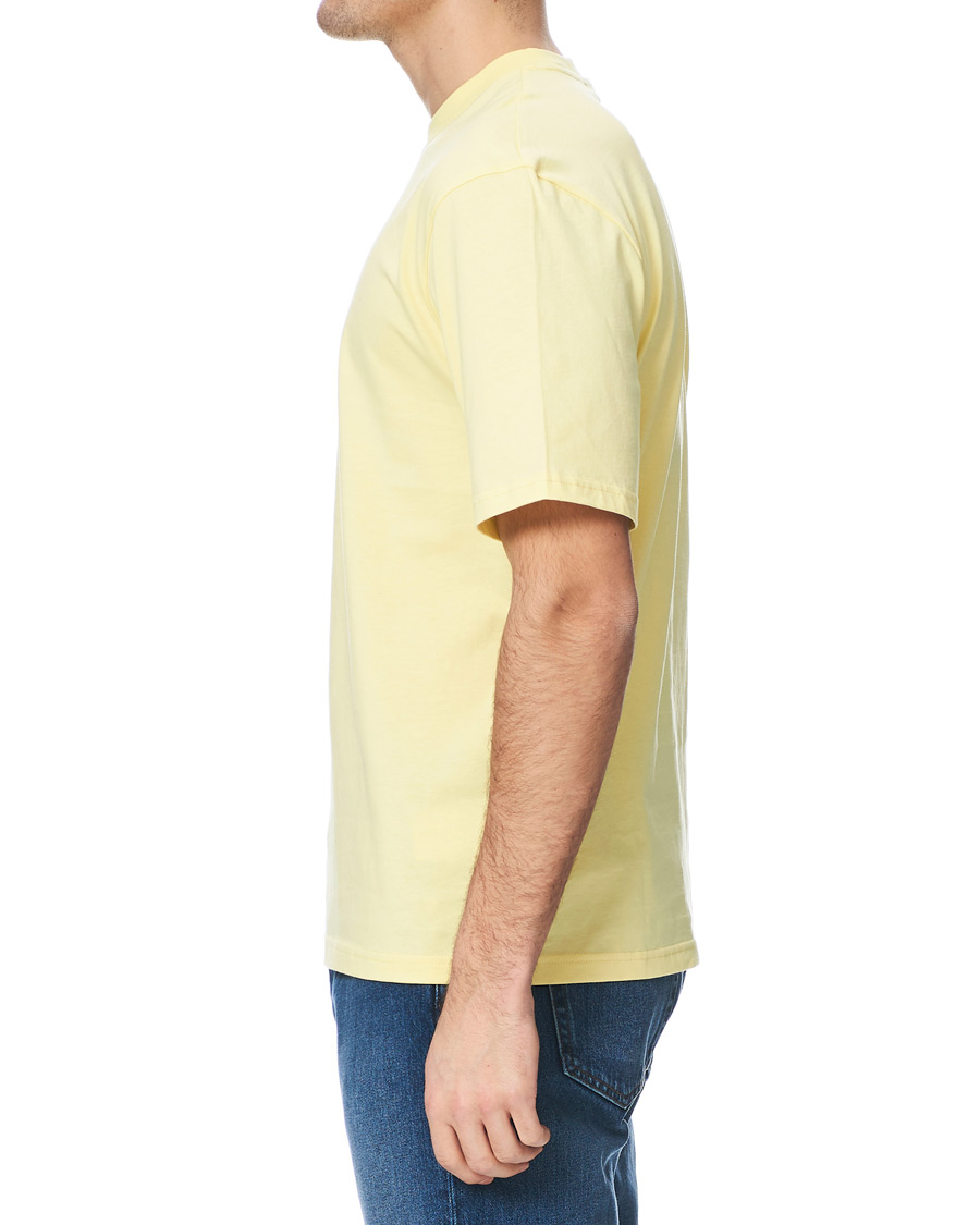 Uomini | T-shirt | J.Lindeberg | Dale Distinct Future Archive Crew Neck Tee Yellow