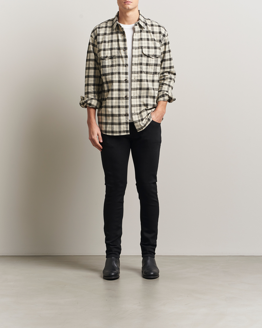 Uomini | Pantaloni | Nudie Jeans | Tight Terry Jeans Ever Black
