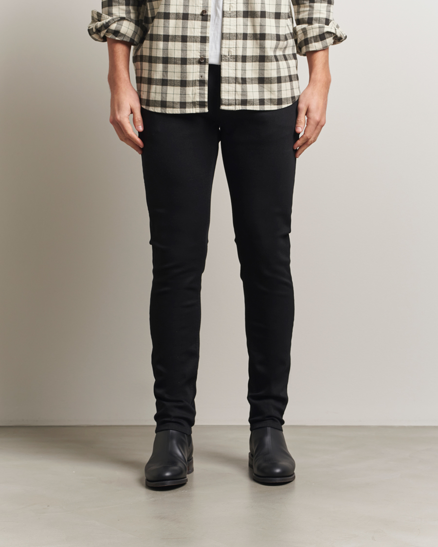 Uomini | Pantaloni | Nudie Jeans | Tight Terry Jeans Ever Black
