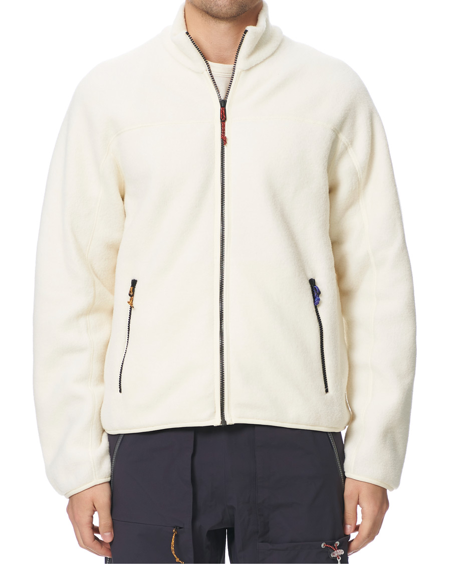 Uomini | Maglieria | Peak Performance | Ben Gorham Fleece Full Zip Off White