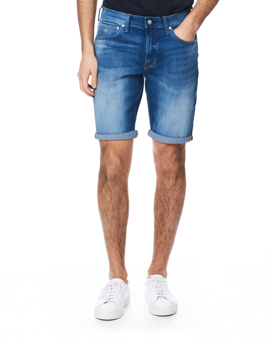 Uomini | Pantaloncini | Calvin Klein Jeans | Regular Fit Shorts Mid Blue