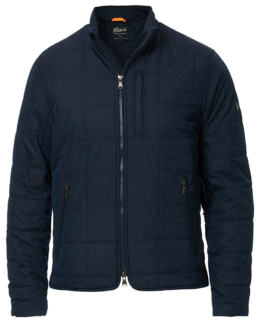Uomini | Giacche | Morris | Quilted Crew Jacket Navy