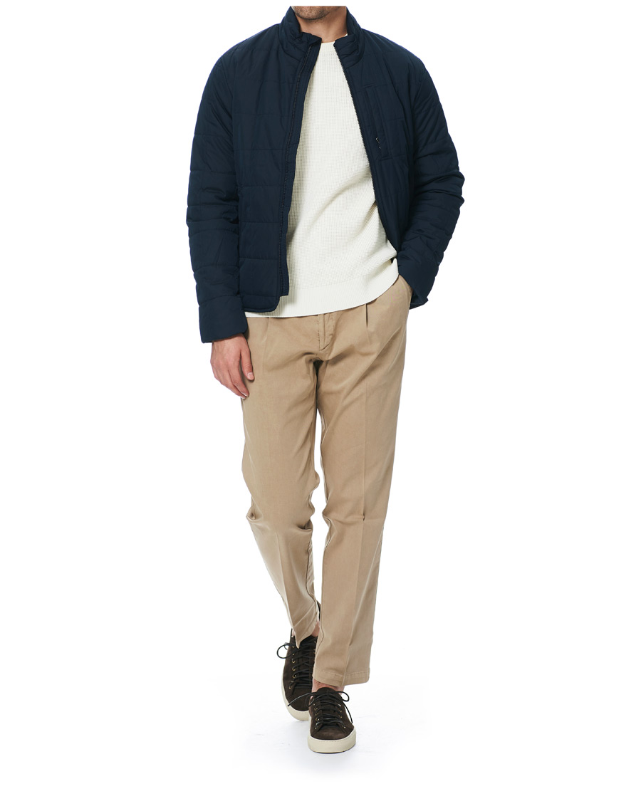 Uomini | Giacche | Morris | Quilted Crew Jacket Navy