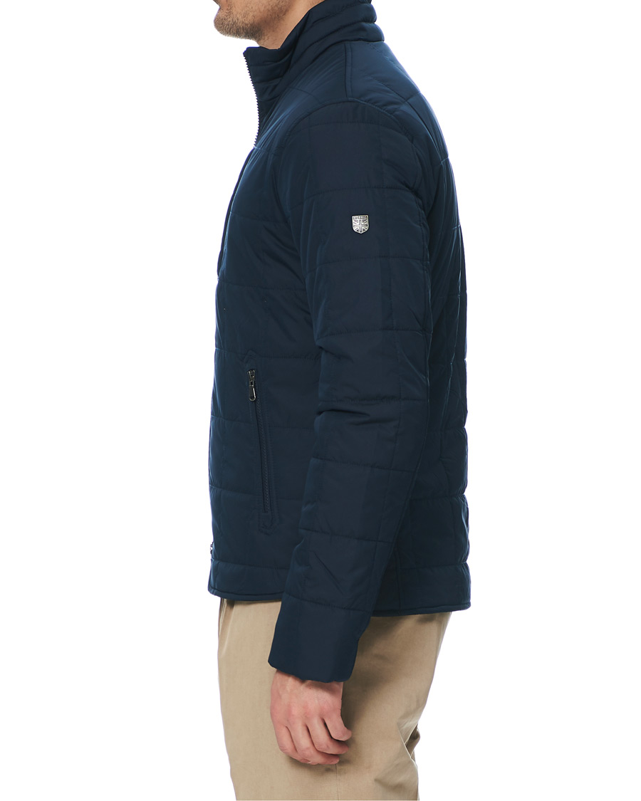 Uomini | Giacche | Morris | Quilted Crew Jacket Navy