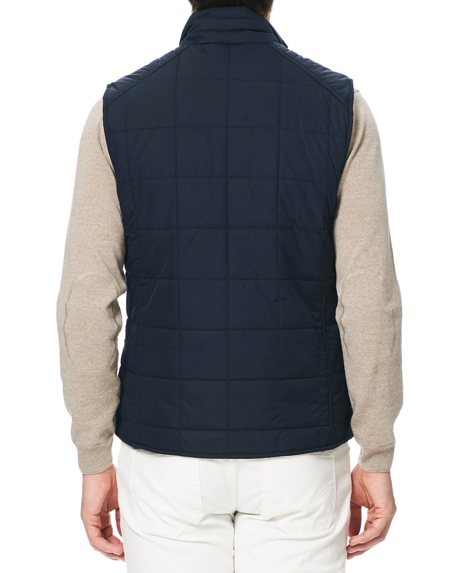 Uomini | Giacche | Morris | Quilted Crew Vest Navy