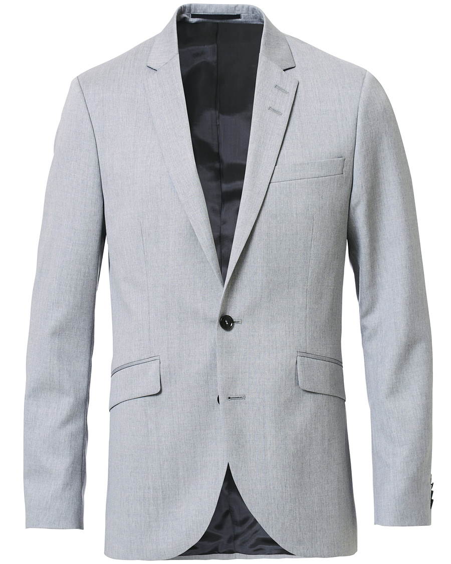 Uomini | Blazers | Tiger of Sweden | James Wool Suit Blazer Grey