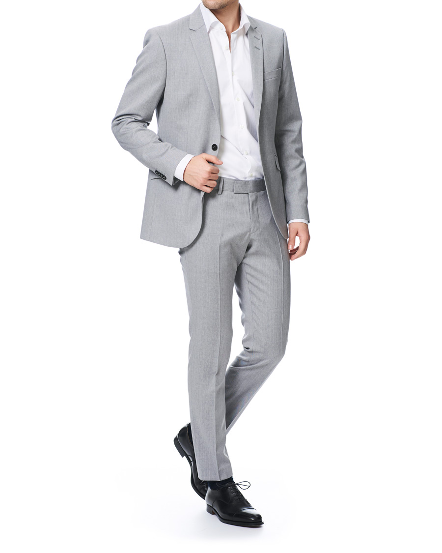 Uomini | Blazers | Tiger of Sweden | James Wool Suit Blazer Grey