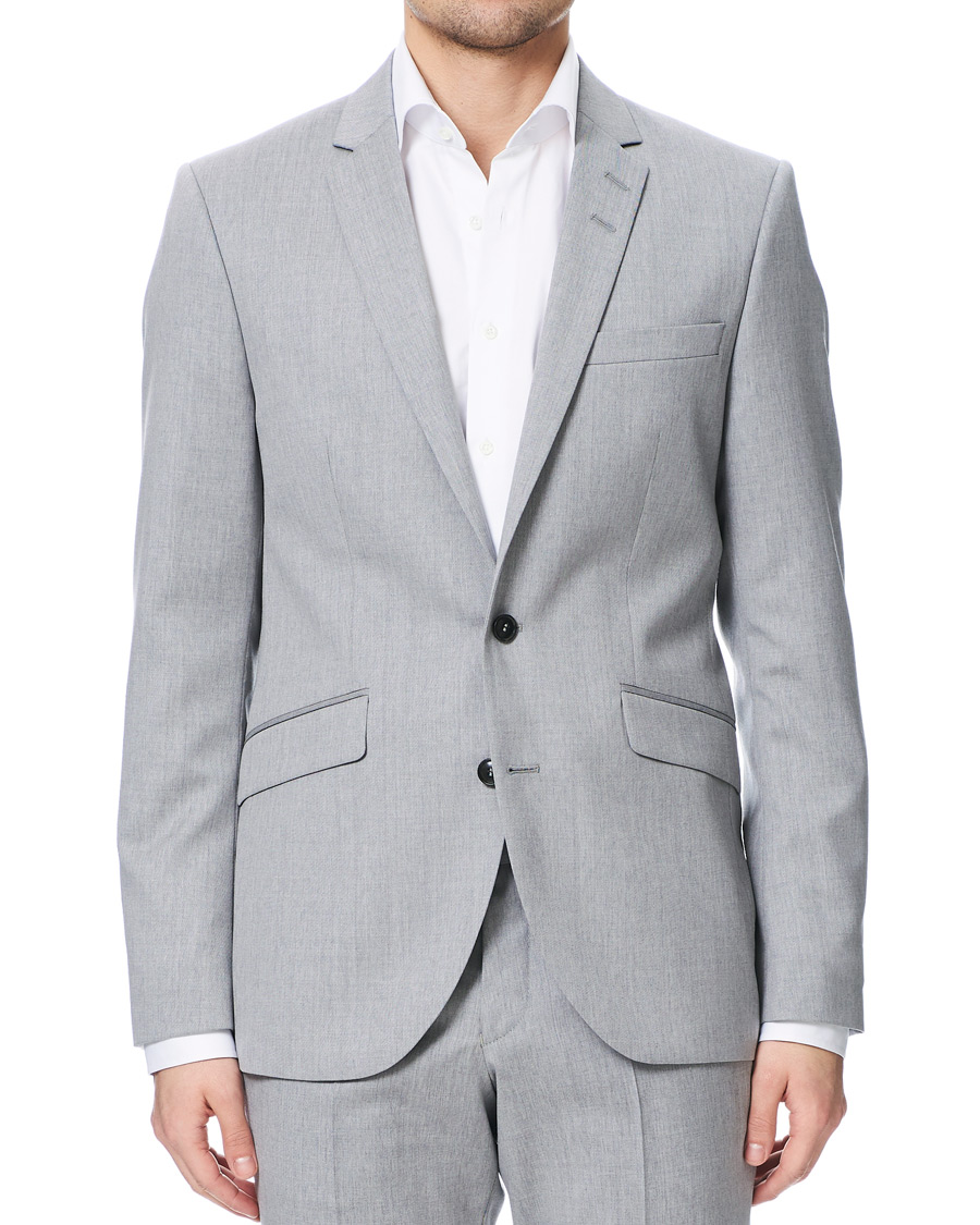 Uomini | Blazers | Tiger of Sweden | James Wool Suit Blazer Grey