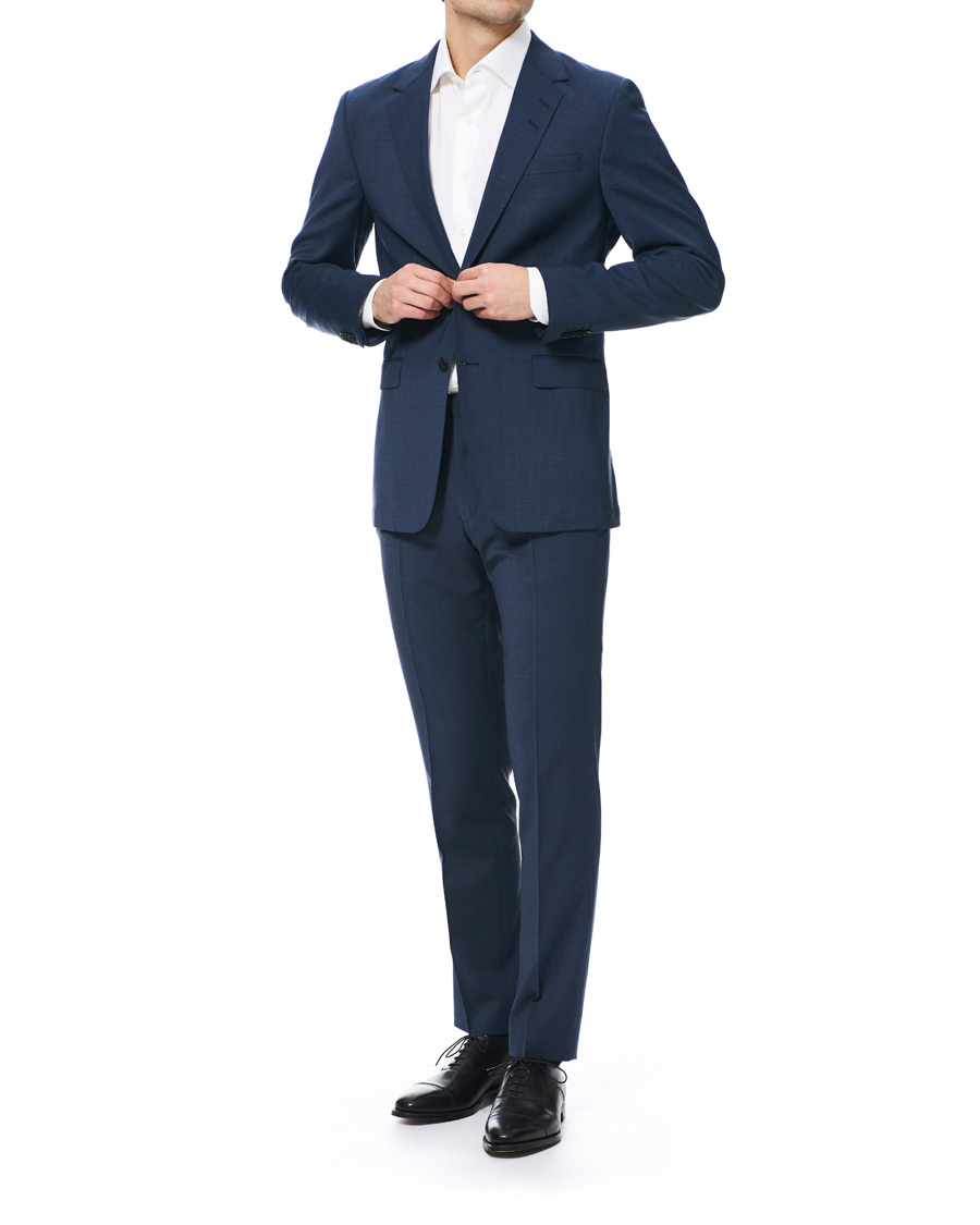 Uomini | Blazers | Tiger of Sweden | Jarl Travel Suit Blazer Vintage Indigo