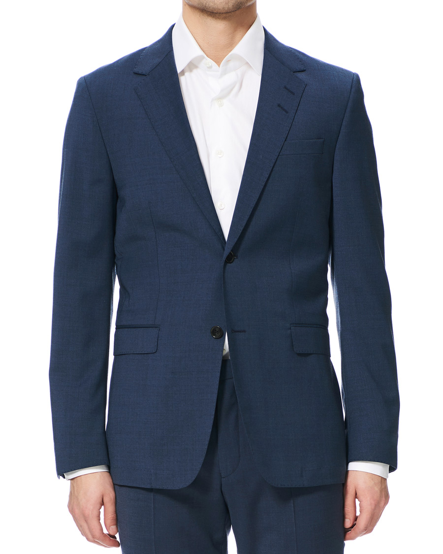 Uomini | Blazers | Tiger of Sweden | Jarl Travel Suit Blazer Vintage Indigo