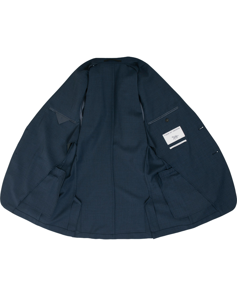 Uomini | Blazers | Tiger of Sweden | Jarl Travel Suit Blazer Vintage Indigo