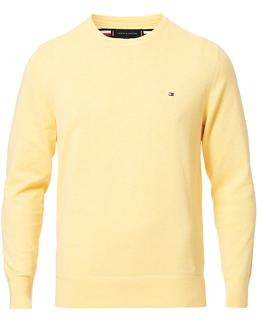 Uomini | Maglieria | Tommy Hilfiger | Organic Cotton/Silk Crew Neck Pullover Sun Ray
