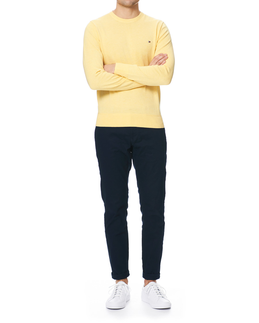 Uomini | Maglieria | Tommy Hilfiger | Organic Cotton/Silk Crew Neck Pullover Sun Ray