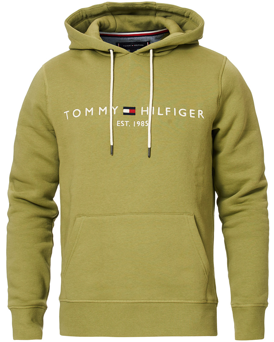 Uomini | Maglieria | Tommy Hilfiger | Logo Hoodie Faded Olive