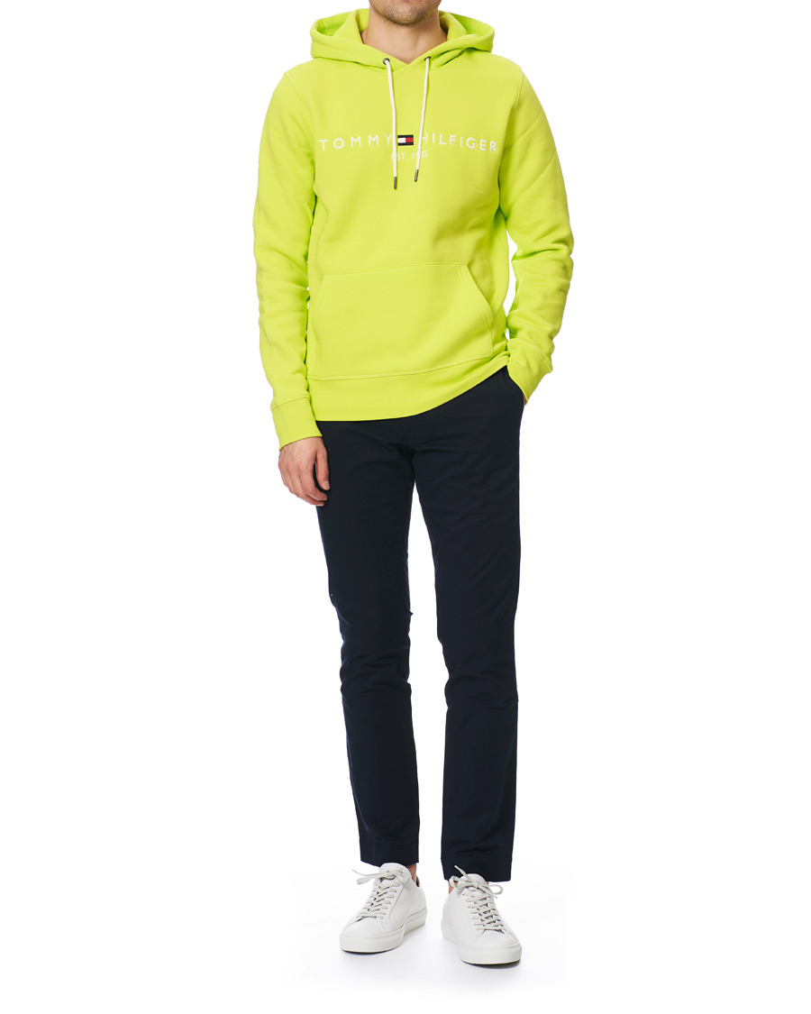 Uomini | Maglieria | Tommy Hilfiger | Logo Hoodie Lemon Lime
