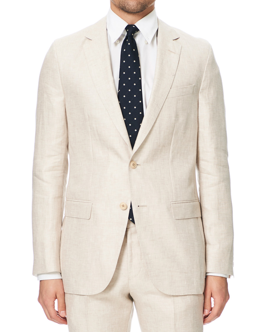 Uomini | Abiti | BOSS BLACK | BOSS Nelin/Ben Vegan Linen Suit Nature