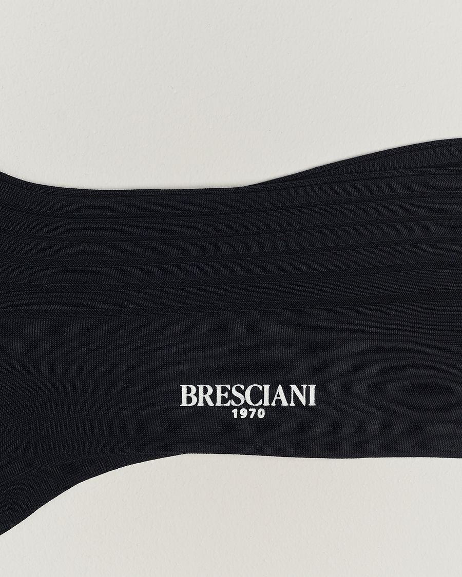 Uomini | Biancheria intima | Bresciani | Cotton Ribbed Short Navy