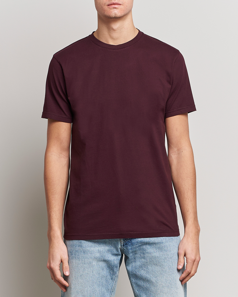 Uomini | T-shirt | Colorful Standard | Classic Organic T-Shirt Oxblood Red