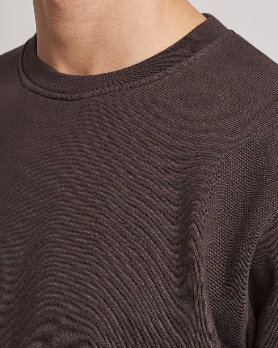 Uomini | Maglieria | Colorful Standard | Classic Organic Crew Neck Sweat Coffee Brown
