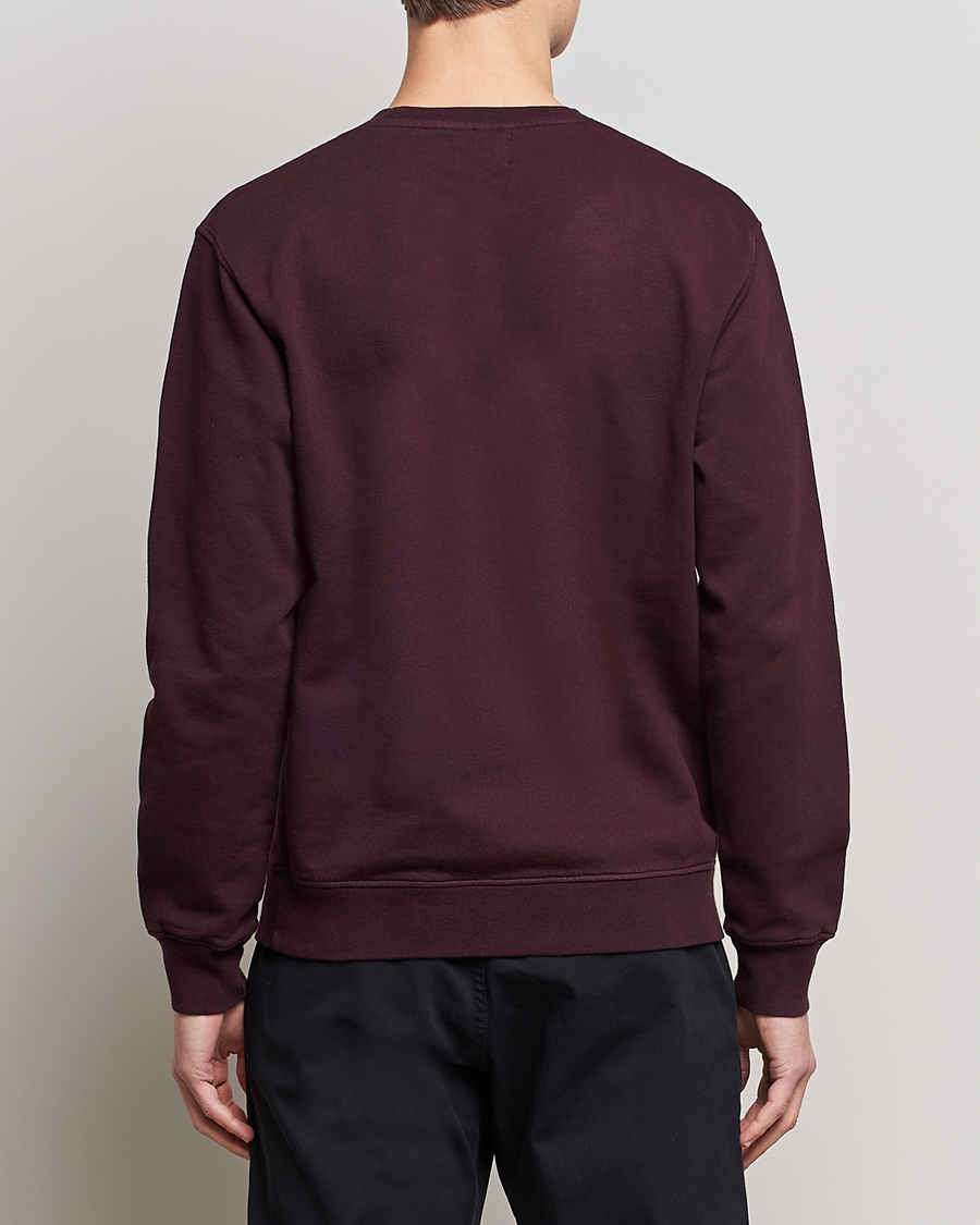 Uomini | Maglieria | Colorful Standard | Classic Organic Crew Neck Sweat Oxblood Red