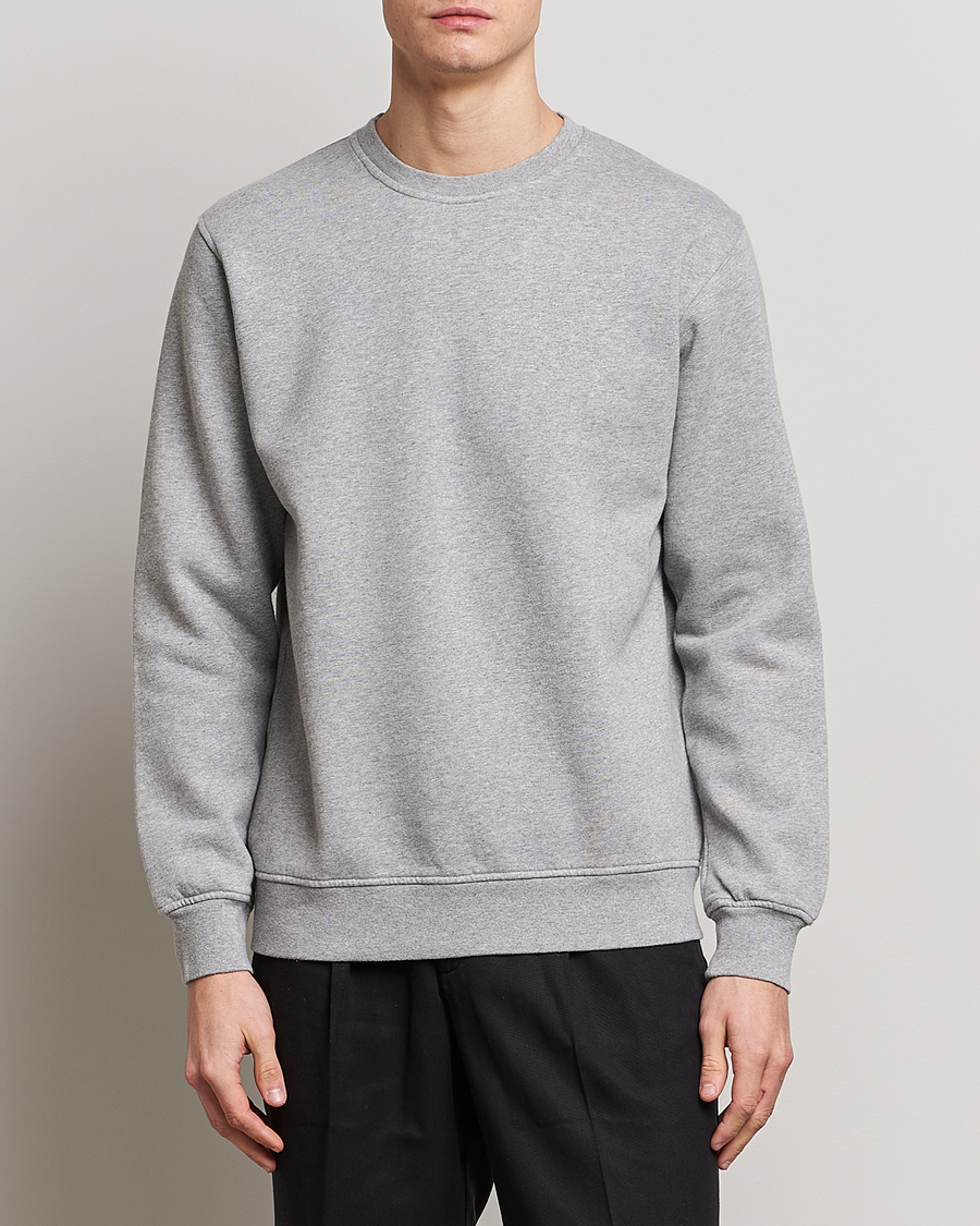 Uomini | Maglieria | Colorful Standard | Classic Organic Crew Neck Sweat Heather Grey