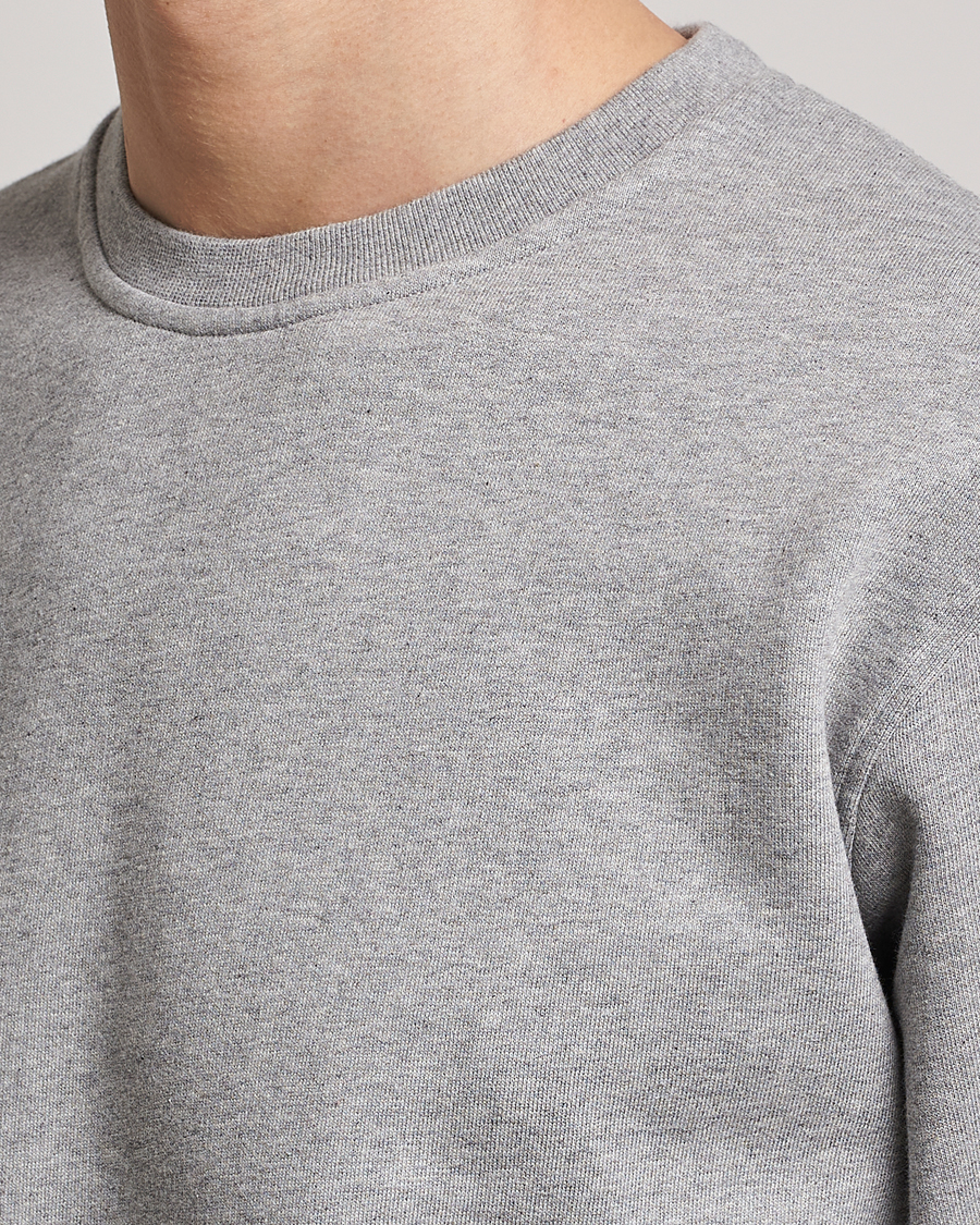 Uomini | Maglieria | Colorful Standard | Classic Organic Crew Neck Sweat Heather Grey