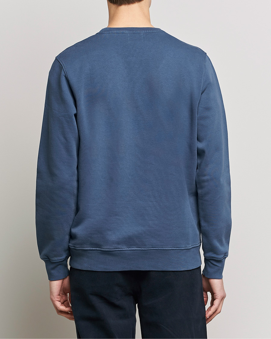 Uomini | Maglieria | Colorful Standard | Classic Organic Crew Neck Sweat Petrol Blue