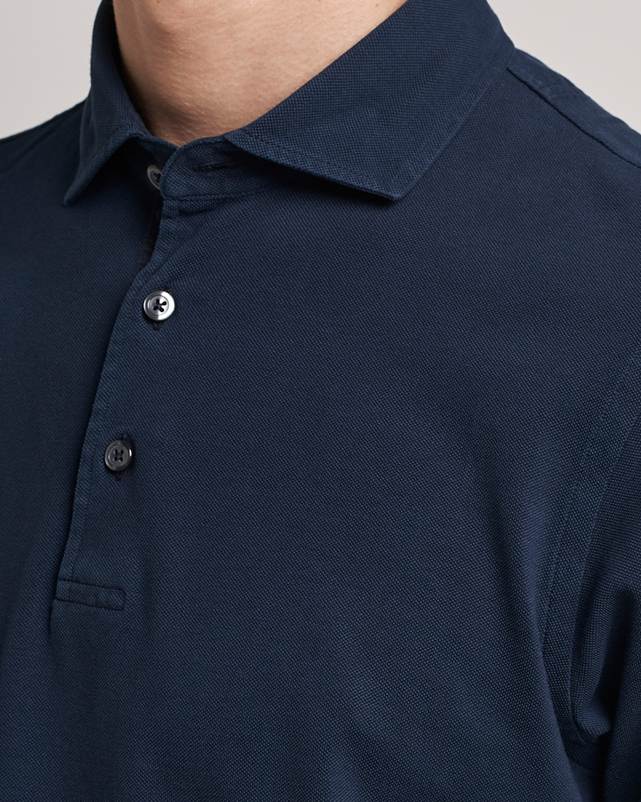 Uomini | Polo | Gran Sasso | Washed Polo Navy