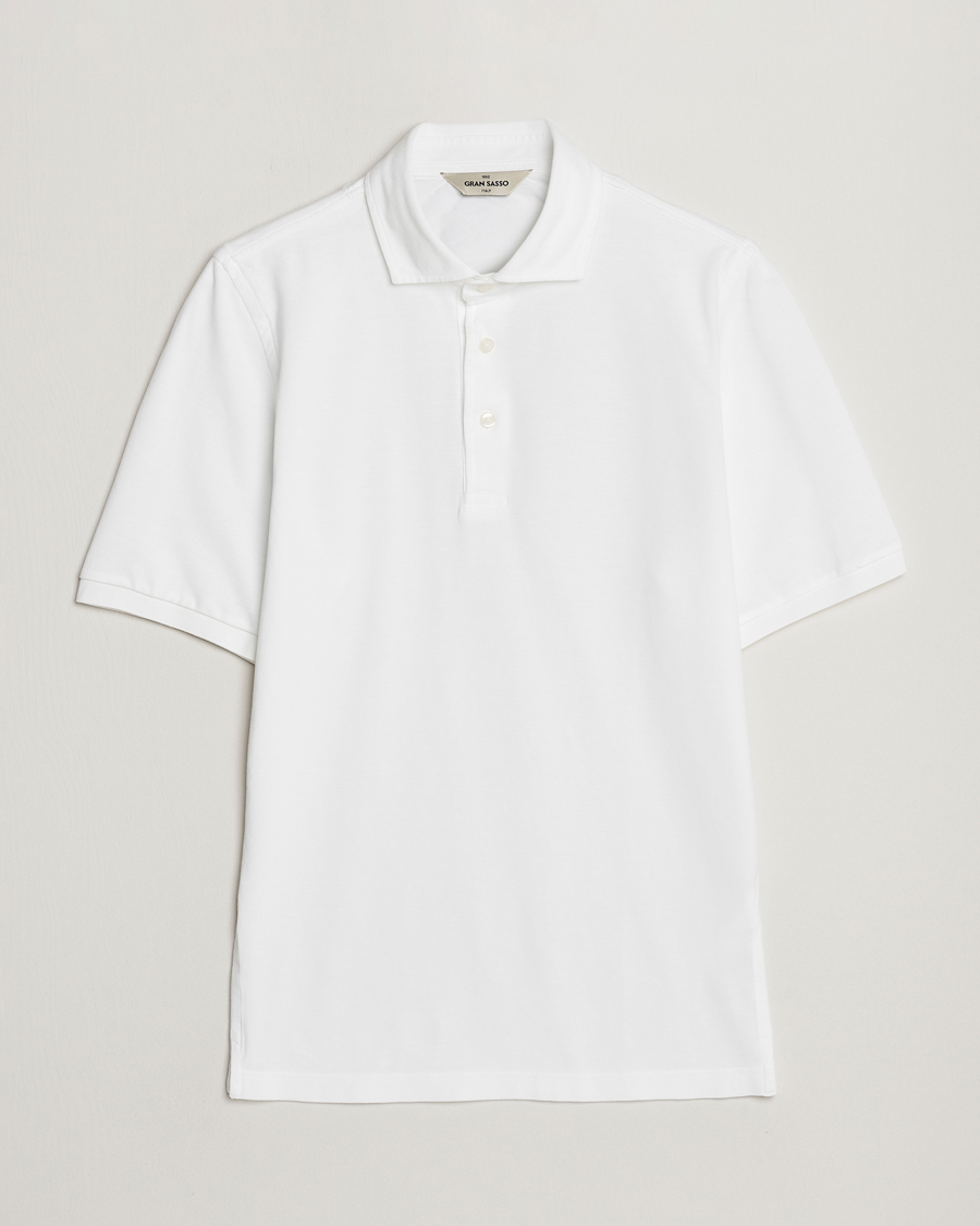 Uomini | Polo | Gran Sasso | Washed Polo White