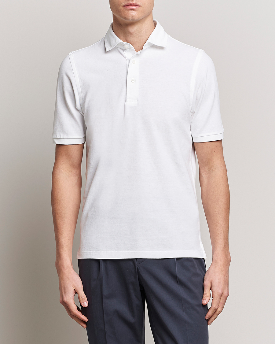Uomini | Polo | Gran Sasso | Washed Polo White
