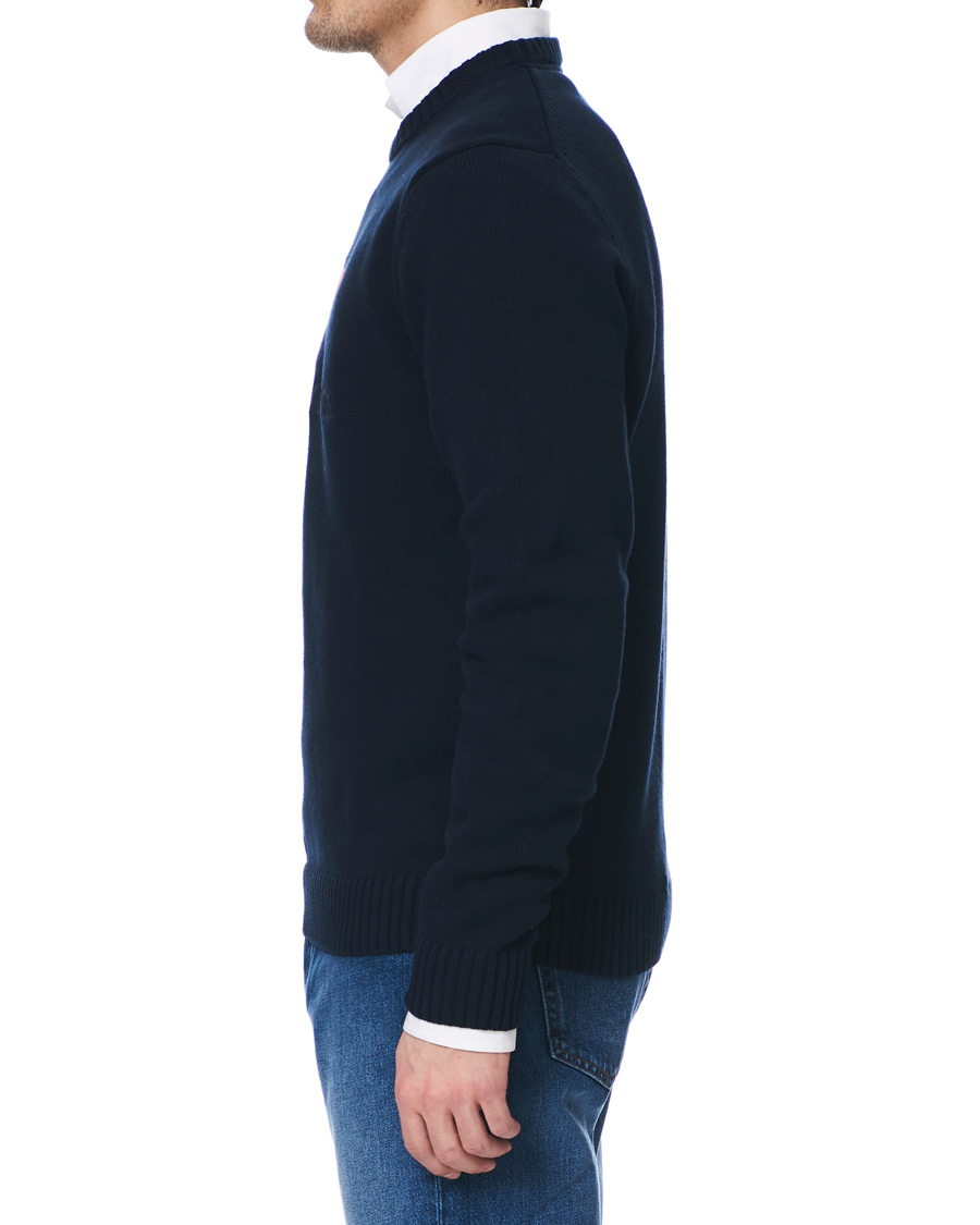 Uomini | Maglieria | Henri-Lloyd | Henri Lloyd Cross Flag Knitted Crew Neck Navy