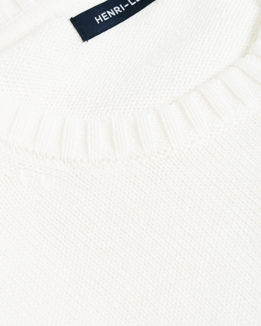 Uomini | Maglieria | Henri-Lloyd | Henri Lloyd Cross Flag Knitted Crew Neck Off White