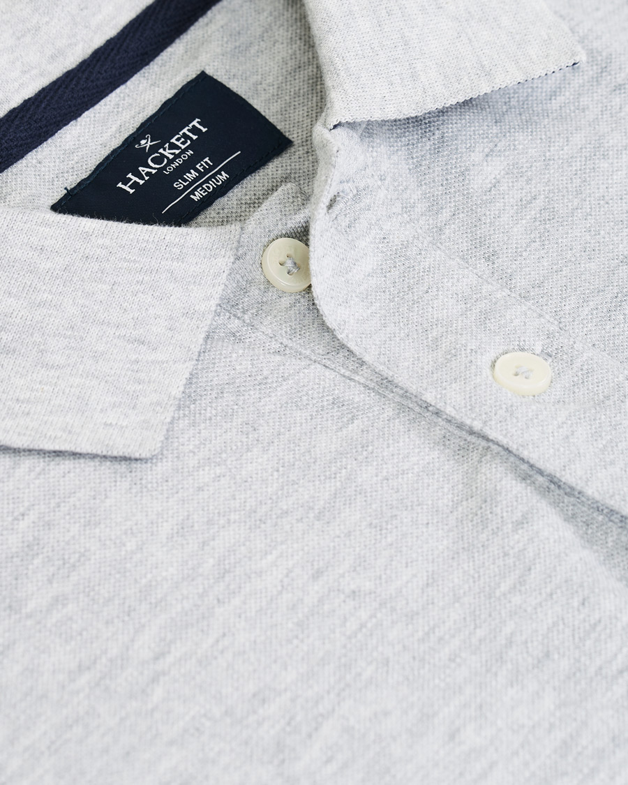 Uomini | Polo | Hackett | Classic Polo Grey