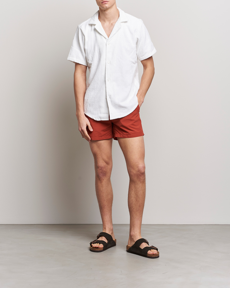 Uomini | Costumi da bagno | Ripa Ripa | Plain Swimshorts Orange