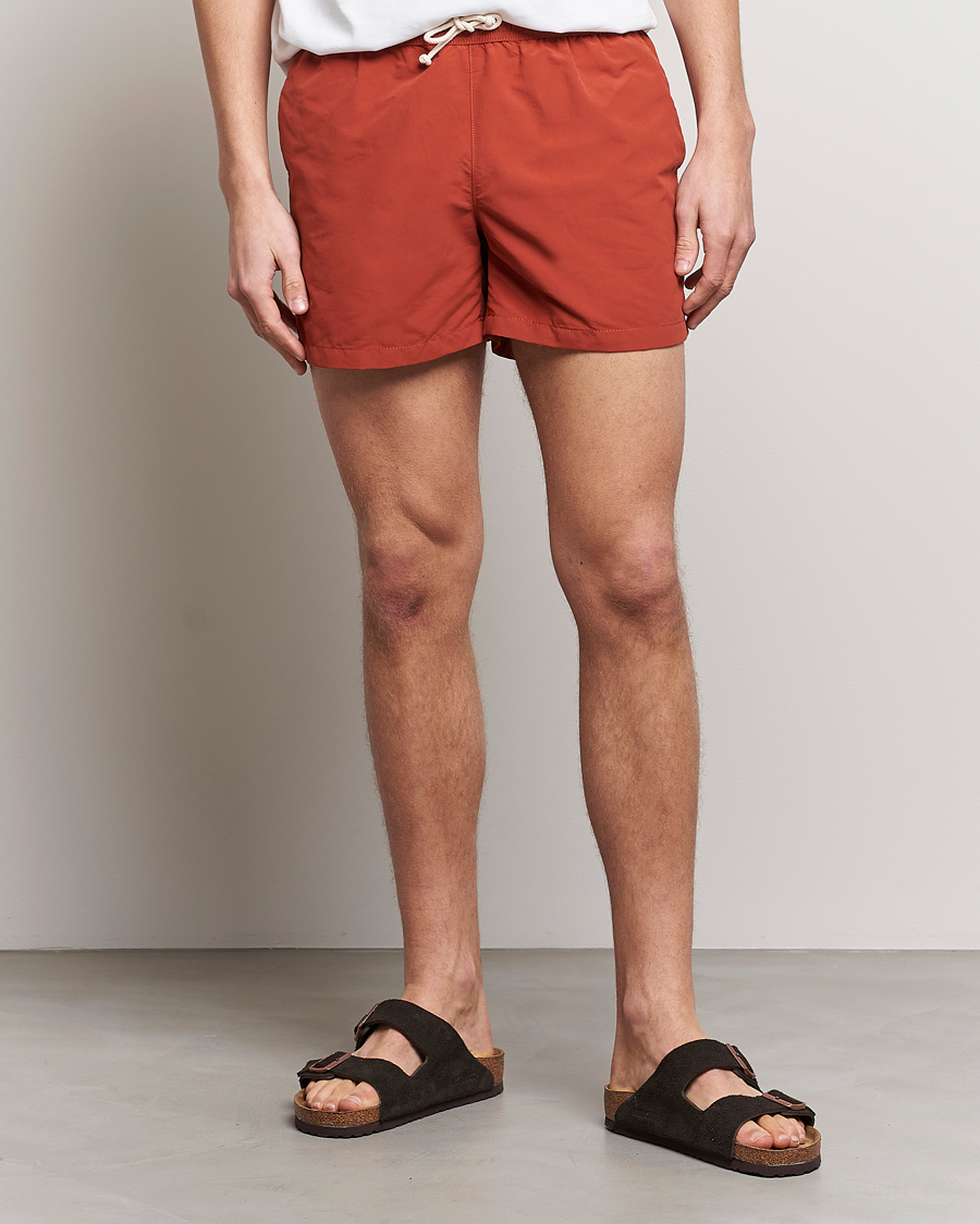 Uomini | Costumi da bagno | Ripa Ripa | Plain Swimshorts Orange