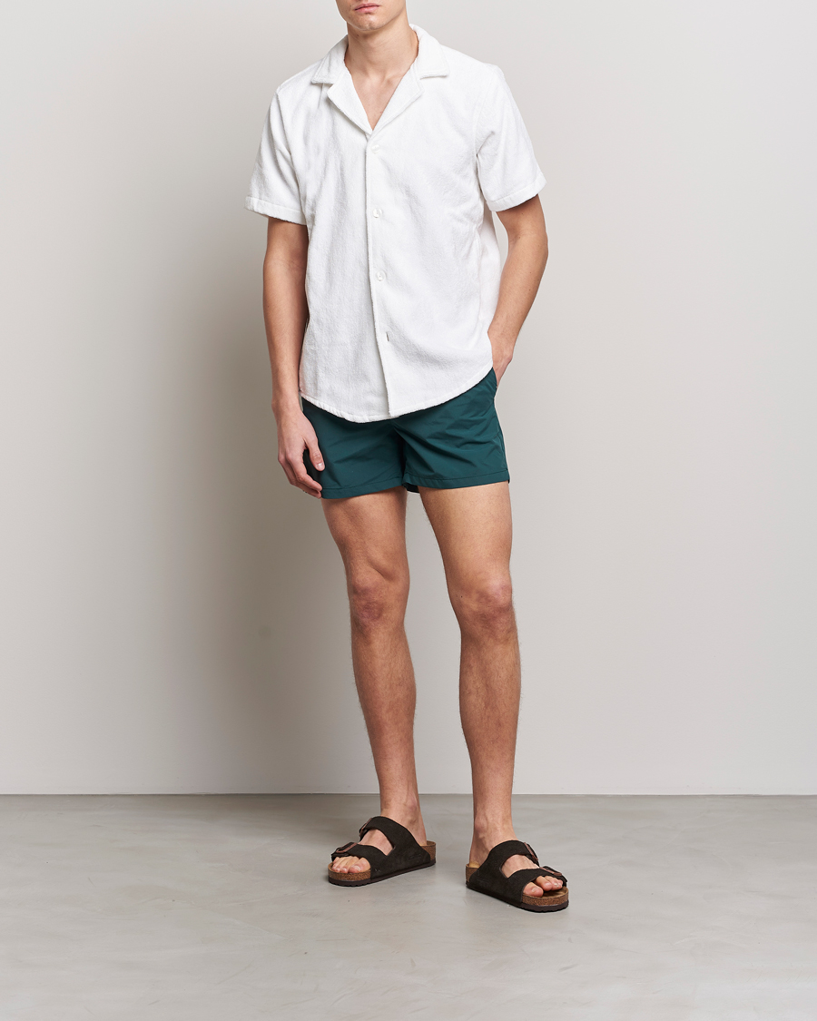 Uomini | Costumi da bagno | Ripa Ripa | Plain Swimshorts Green
