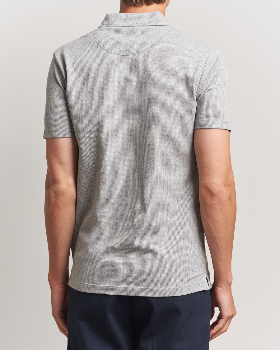 Uomini | Polo | Sunspel | Riviera Polo Shirt Grey Melange