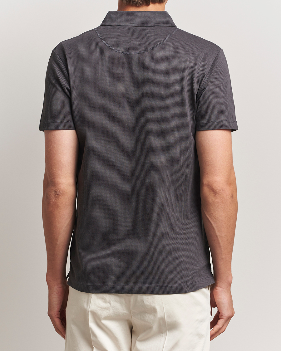 Uomini | Polo | Sunspel | Riviera Polo Shirt Charcoal