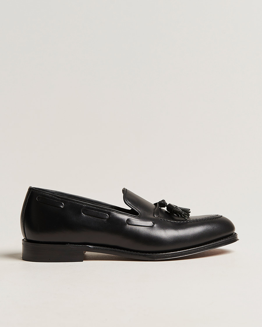 Uomini | Mocassini | Loake 1880 | Russell Tassel Loafer Black Calf