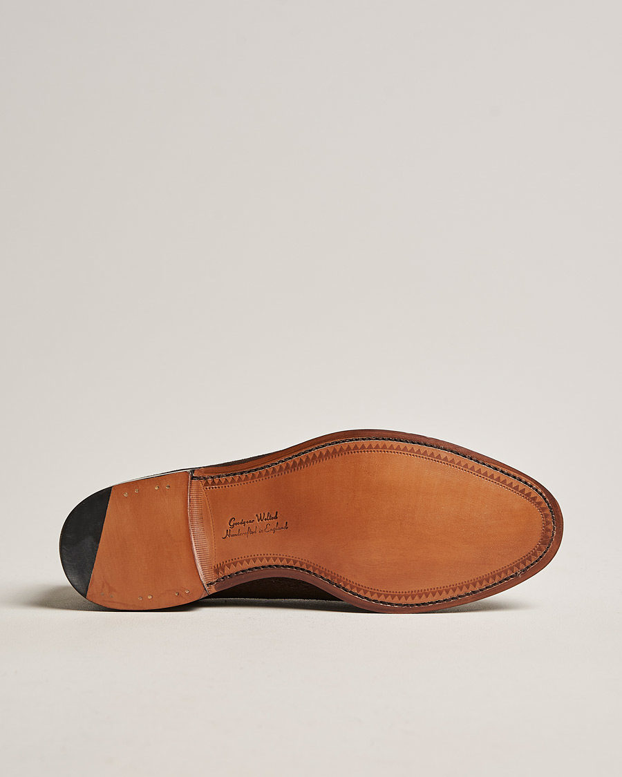 Uomini | Mocassini | Loake 1880 | Russell Tassel Loafer Chocolate Brown Suede