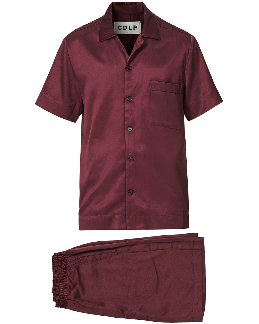Uomini | Accappatoi & Pigiami | CDLP | Home Suit Short Sleeve Burgundy