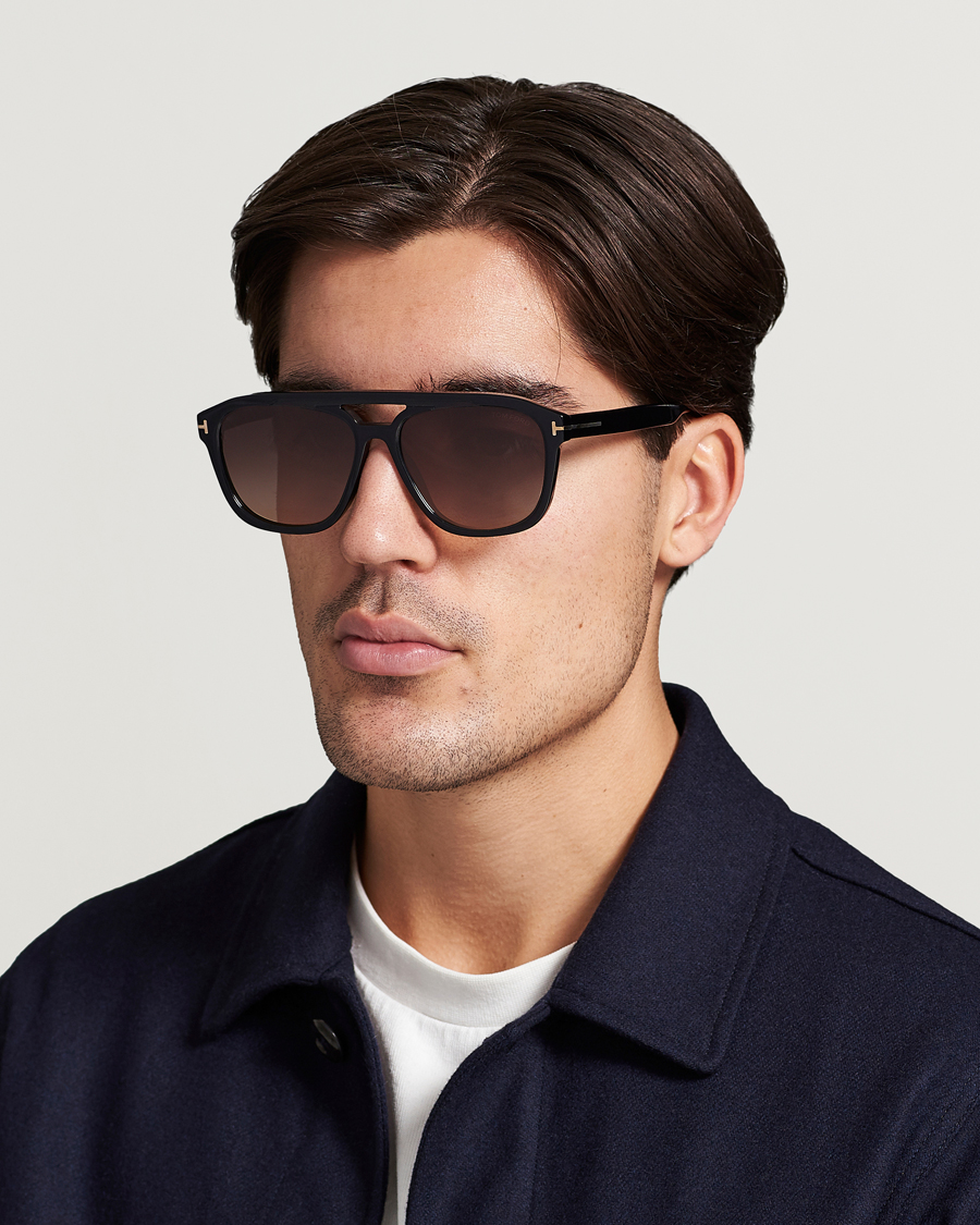 Uomini | Tom Ford Gerrard FT0776 Sunglasses Black/Gradient | Tom Ford | Gerrard FT0776 Sunglasses Black/Gradient