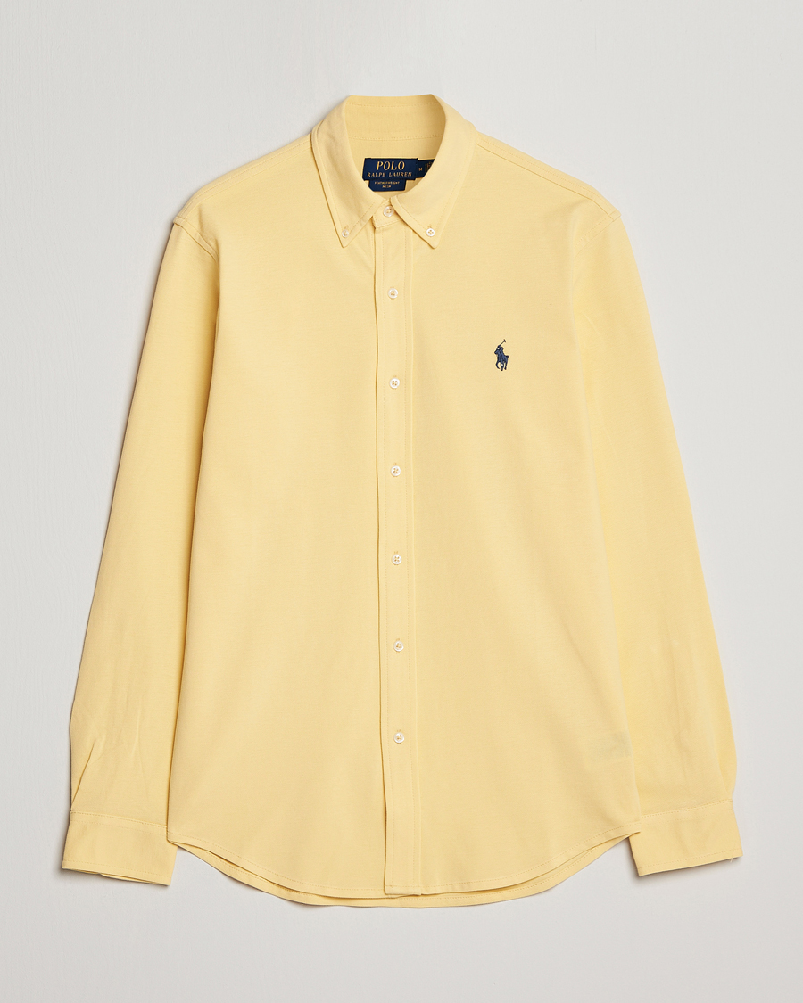 Uomini | Camicie | Polo Ralph Lauren | Featherweight Mesh Shirt Corn Yellow