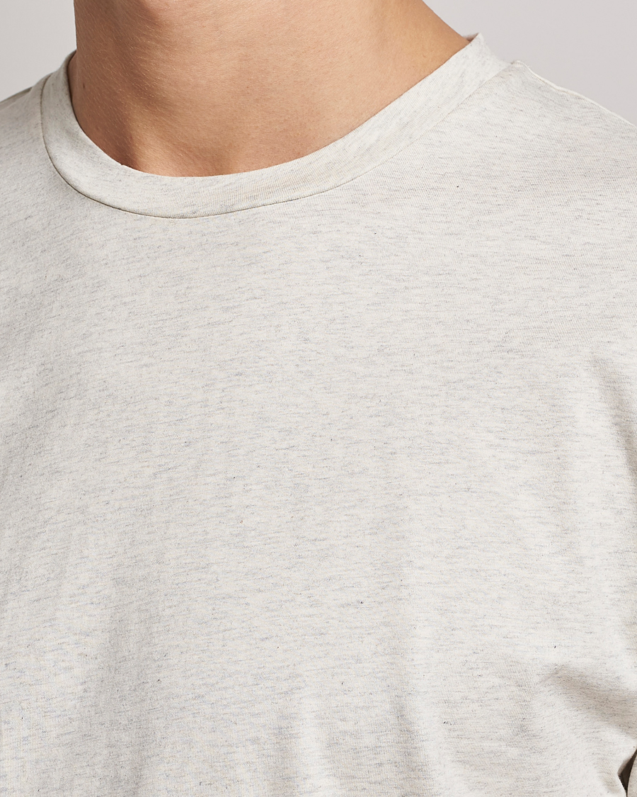 Uomini | T-shirt | Sunspel | Riviera Midweight T-Shirt Archive White